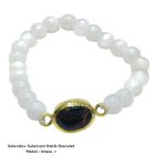 SULEMANI hakik+ Selenite Bracelet