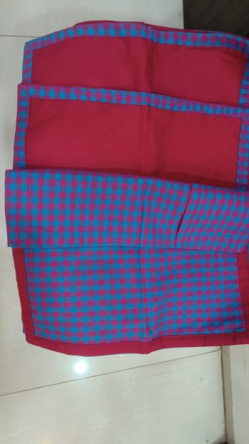 Double layered cushion cover Pure cotton fabric