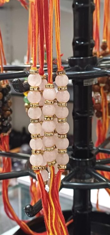 Rose Quartz Rakhi